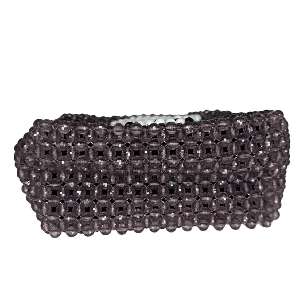 Bouffants And Broken Hearts Kendra Dandy Beaded Skull Purse Crossbody Top Handle - Picture 6 of 12